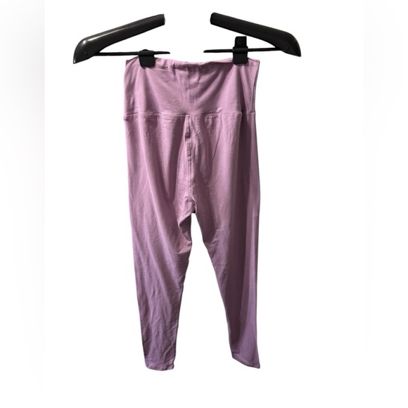lavender purple athletic workout yoga high rise stretchy pants size s/m - Picture 2 of 6